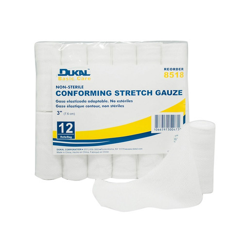 Dukal 6" Sterile Conforming Stretch Gauze (8516)