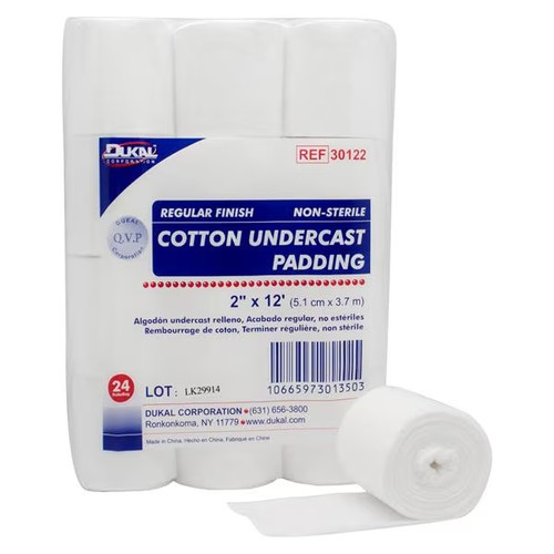 Dukal 2" x 12' Cotton Undercast Padding (30122)