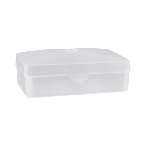 Dukal DawnMist Ivory Plastic Soap Box with Hinged Lid (SB01)