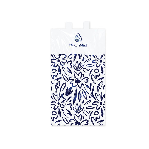 Dukal DawnMist 6-1/2" x 12" x 3" White Bedside Bag (BB3305)