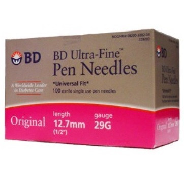 Becton-Dickinson 29G Ultra-Fine Original Insulin Pen Needle (328203)