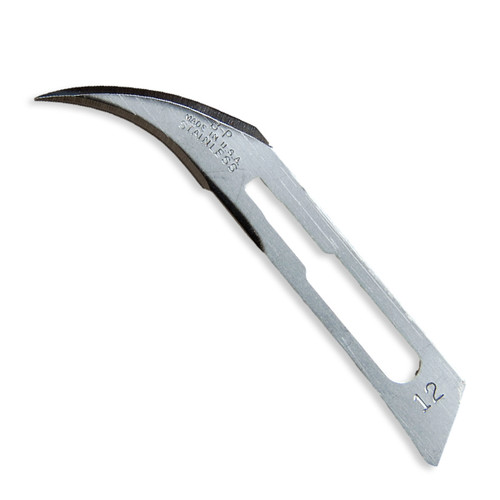 Aspen Surgical Size #12B Bard-Parker Special Surgeon's Stainless Steel Blade (371712)