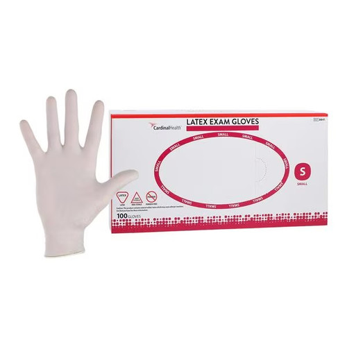 Cardinal Healthcare Small Positive Touch Latex PF Exam Glove (8841)