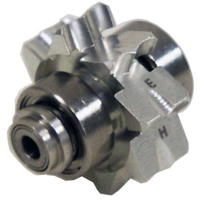 Vector R & D Enduro Replacement Turbine for NSK Ti-Max X500 / X500BL / X500KL / X500L / X500SL / X500WLT Brasseler NL9000M / NL900K, Mini (TIX-MU03)