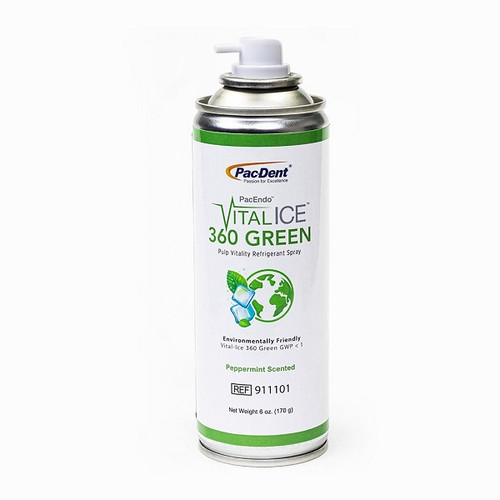 Pac-Dent Vital-Ice 360 Green Pulp Vitality Refrigerant Spray (911101)