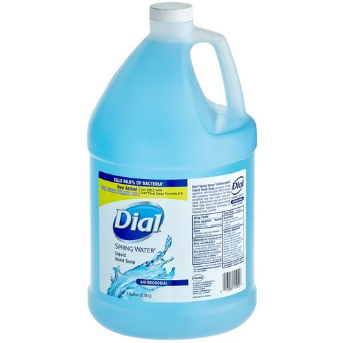 Dial Corporation Spring Water Antibacterial Liquid Hand Soap in 1 Gallon Container (1700015926)