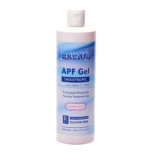 3D Dental Dream 1.23% APF Fluoride Gel with Bubble Gum Flavor (APF-BUB)