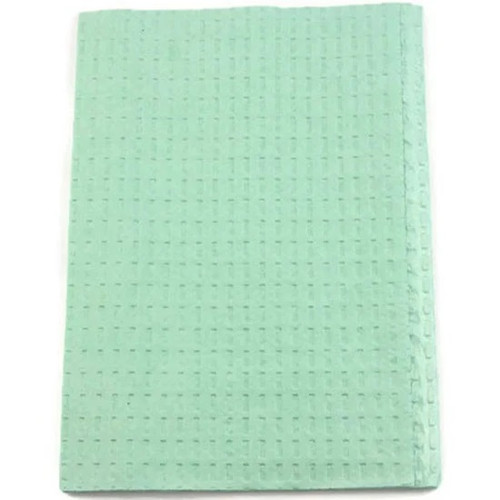 3D Dental Green Essentials 3-Ply Bib/Towel (B2-GR)