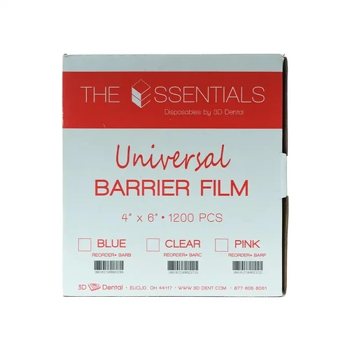 3D Dental 4" x 6" Blue Barrier Film (BARB)
