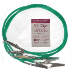 3D Dental Green Non-Chill Bib Clip (BCNGR)