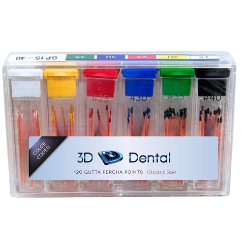#15-40 Gutta Percha Point - 120/Vial Pack (GP15-40)