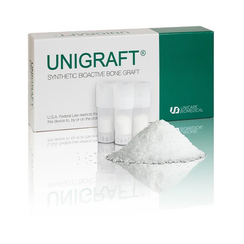 Unicare Biomedical 200-600µm Unigraft Bioactive Bone Graft in 0.5 Gram Vial (U03-0105)