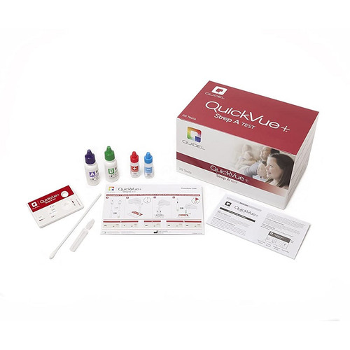 QuickVue+ Strep A Test Kit - 25 Kits/Case (20122)