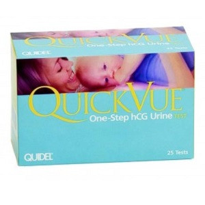 Quidel QuickVue One-Step hCG Urine Test Kit (20109)