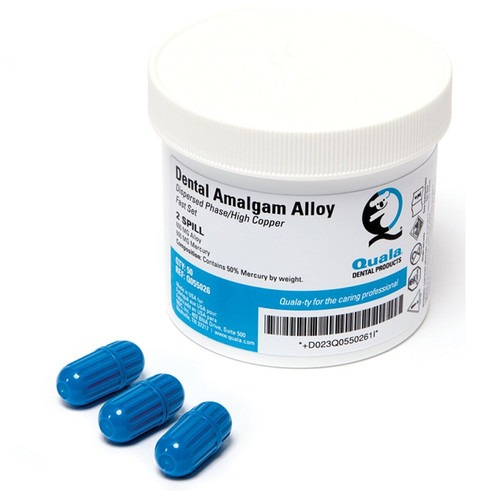 Quala 2-Spill (600mg) Fast-Set Dispersed Phase High Copper Dental Amalgam Alloy (Q055026)