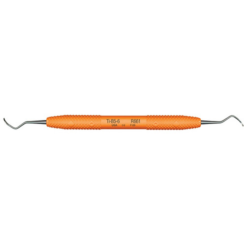 PDT Wingrove™ B5-6 Titanium Implant Scaler with Tangerine Dream Handle (R661) PDT Wingrove™ B5-6 Titanium Implant Scaler with Tangerine Dream Handle (R661)
