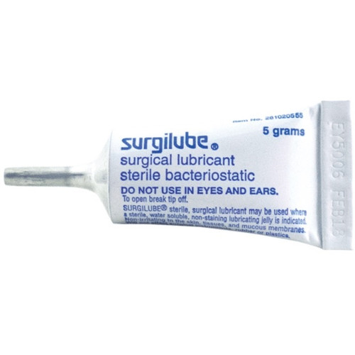 Surgilube Surgical Lubricant in 5gm Tube - 48/Box