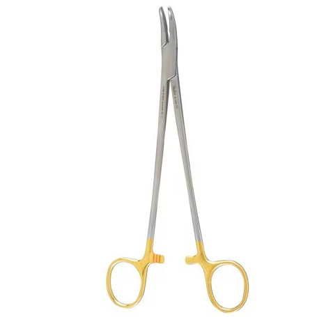 Miltex Heaney TC Needle Holder with Curved Jaws (8-100TC)