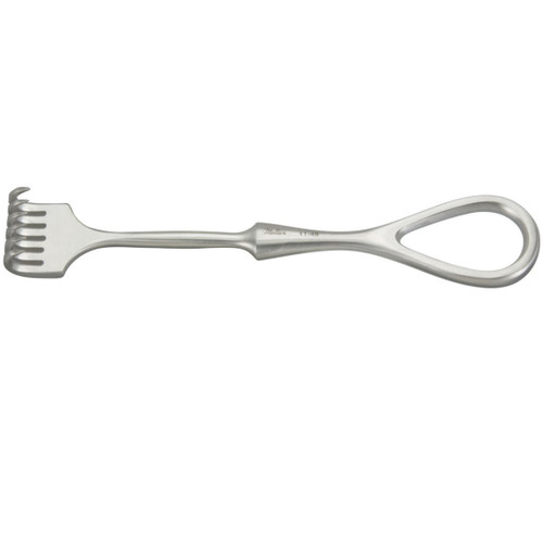 Volkman Finger Retractor with 6 Sharp Prongs - 11.4cm