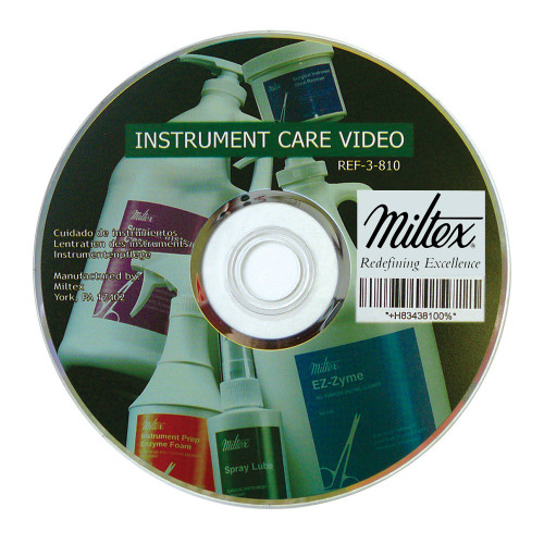 Integra-Miltex Instrument Care Instructional Video/DVD (3-810)
