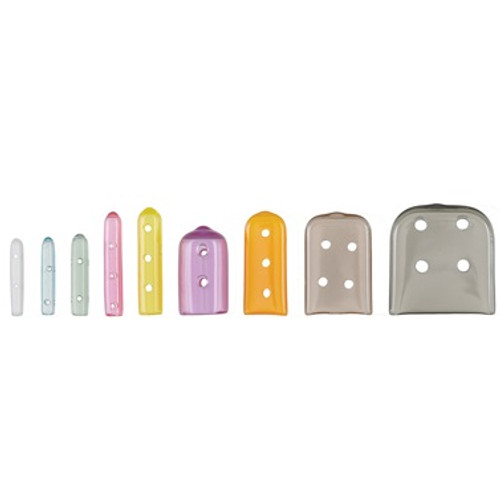 Assorted Tinted Vented Tip-It Instrument Protector - 50/Bag