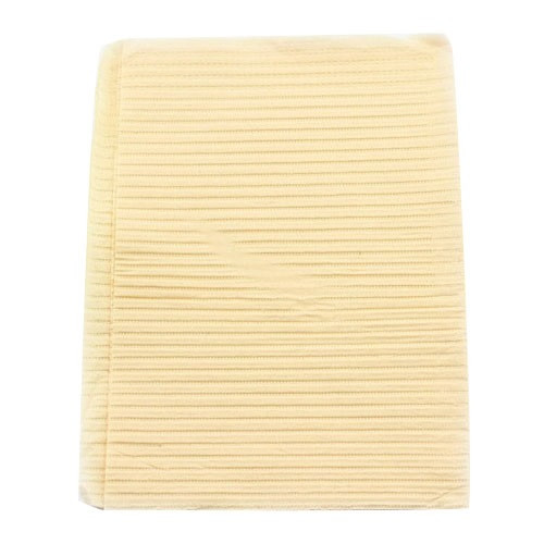 Crosstex Beige 19" x 13" Polyback 4-Ply Patient Bib - 500/Case (WPXBG) Crosstex Beige 19" x 13" Polyback 4-Ply Patient Bib - 500/Case (WPXBG)