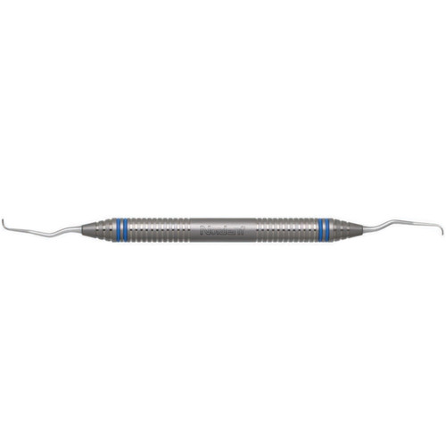 Nordent 11/12 Gracey Mini Blade and Long Shank Curette with DuraLite® ColorRings™ Handle (CESCGR11-12ML)