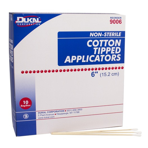 Dukal 6" Cotton Tip Applicator (9006)