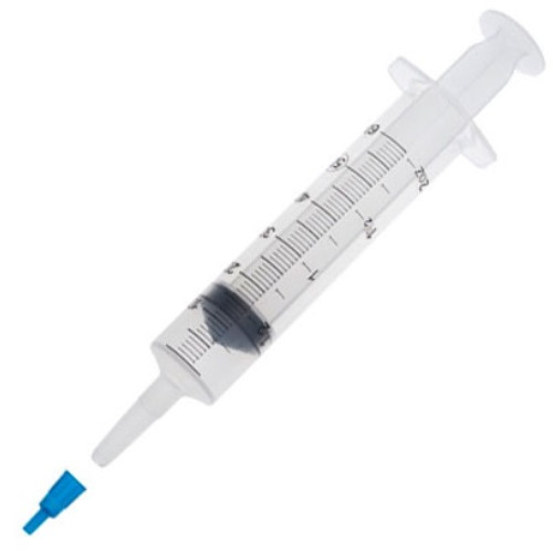 Amsure 60mL Non-Sterile Flat Top Piston Syringe in Poly Pouch - 30/Case Amsure 60mL Non-Sterile Flat Top Piston Syringe in Poly Pouch - 30/Case