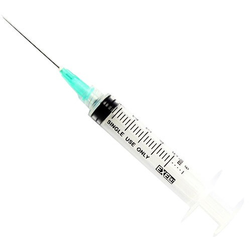 21G x 1-1/2" Needle with 5cc Luer Lock Syringe - 100/Box 21G x 1-1/2" Needle with 5cc Luer Lock Syringe - 100/Box