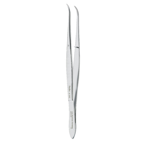 Miltex Curved Semken Tissue Forceps with Serrated Tips (6-100)