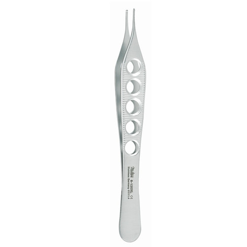 Straight Delicate Adson Tissue Forceps with 1 x 2 Teeth - 12cm