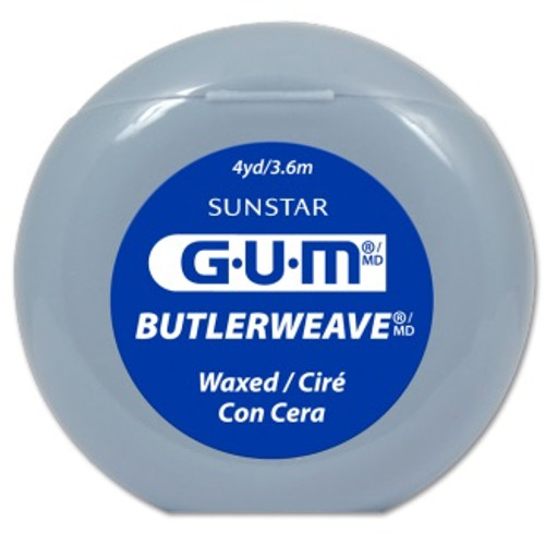 Sunstar GUM ButlerWeave Unflavored Waxed Floss (1115A) Sunstar GUM ButlerWeave Unflavored Waxed Floss (1115A)