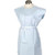 TIDI 30" x 42" Blue 3-Ply Tissue/Poly/Tissue Adult Exam Gown (9810847)