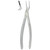 Kohler #97 English Pattern Extraction Forceps with Non-Slip Beaks (1128)
