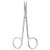 McKesson Straight Iris Scissors with Sharp/Sharp Tips (43-1-104)