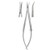 Miltex Curved Castroviejo Corneal Scissors with Blunt Tips - 9.5cm