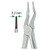 Kohler #351S Extraction Forceps with Profile Handle and Grooved Beaks (2187)