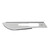 Aspen Surgical Size #21 Bard-Parker Rib-Back Carbon Steel Blade (371121)