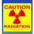 Palmero "Caution Radiation" Label - 5 Labels/Roll
