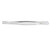 Straight Dressing Forceps with Serrations - 11.7cm