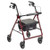 McKesson Red Lightweight Aluminum Rollator (146-R726RD)