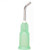 Pulpdent 18G x 1/2˝ Green Prebent Tip (18G20)