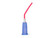 Pulpdent 22G x 1/2" Dark Blue Pre-Bent Red Dropper Tip (22DR75)