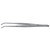 Devemed Curved Semken Tissue Forcep with 1 x 2 Teeth - 15.5cm