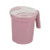 Medegen Medical 28 oz. Dusty Rose  Bedside Water Pitcher (H222-10)