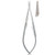 Straight Castroviejo Needle Holder with Smooth Jaws - 14cm