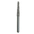 #847-018 Super Coarse Diamond Bur - 10/Pack