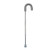 McKesson Silver Aluminum Cane with Foam Round Handle (146-RTL10342)