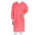 Valumax Large Coral Pink Extra-Safe Lab Coat - 10/Pack